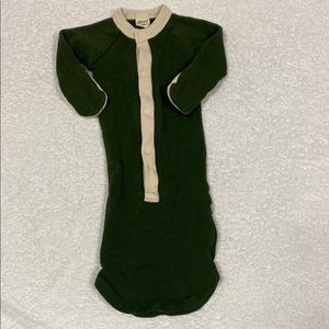 Goumi Green Baby waffle Sleep Gown 0/3m